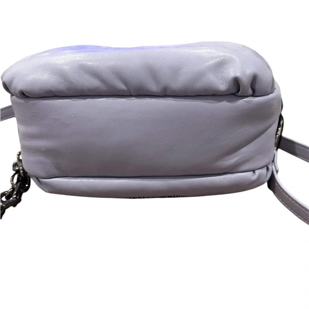 Steve Madden Puffer Logo Camera Bag in Violet/Lilac